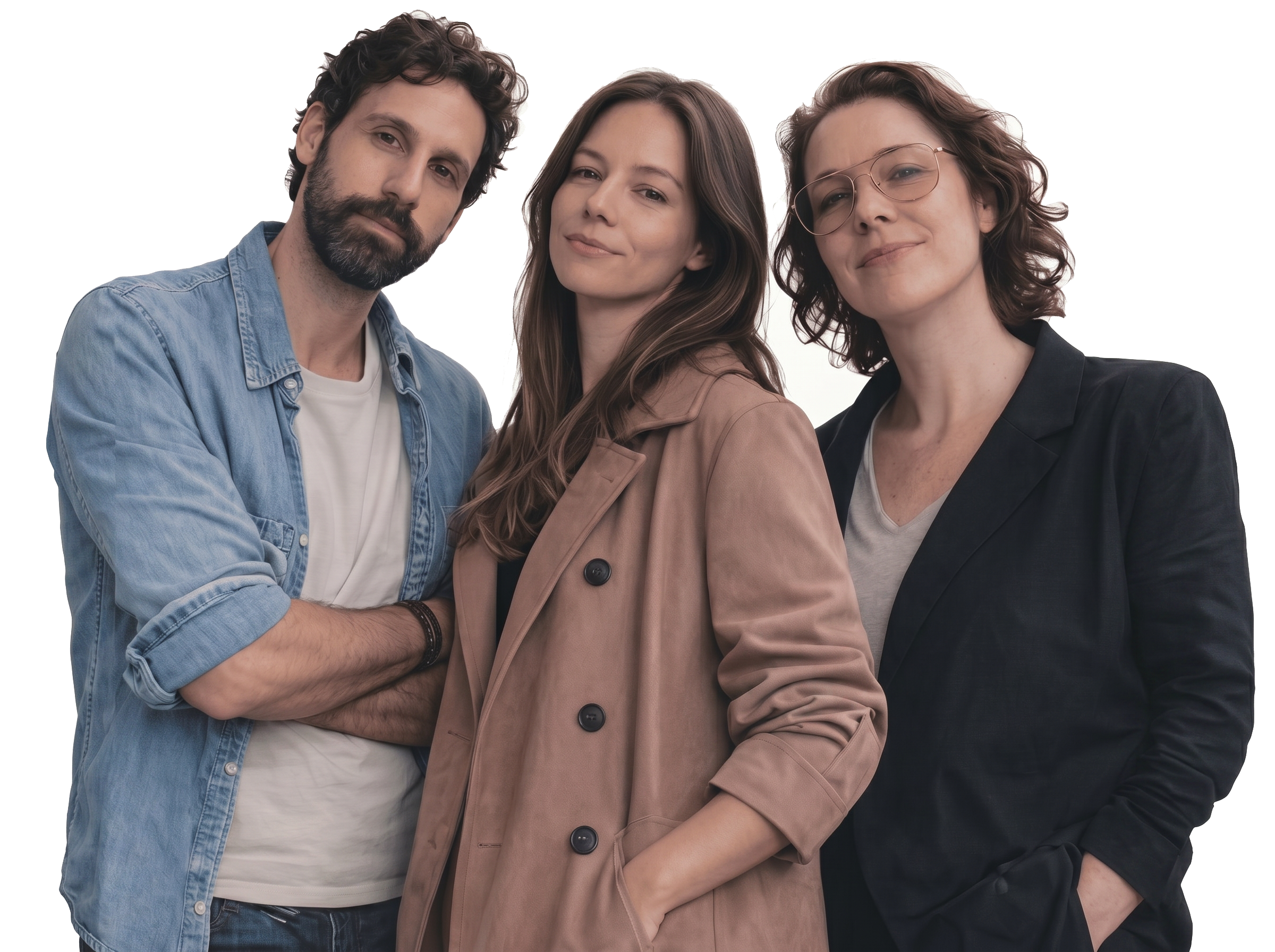 Vincent, Kate and Melanie.